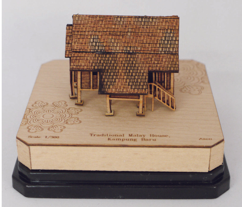 Traditional Malay House, Kg Bharu 3D Miniature