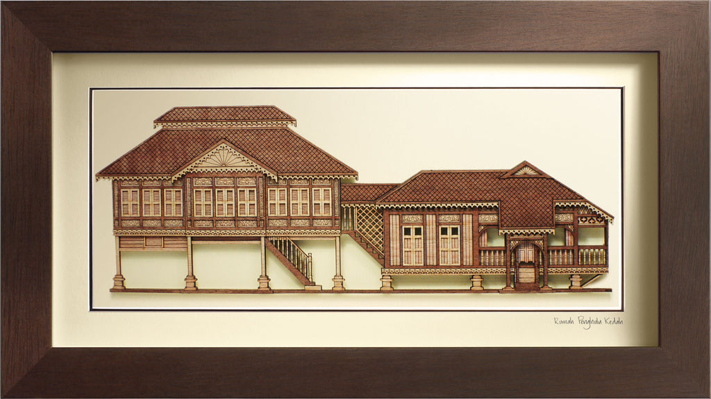 2-D Art Pieces - Rumah Penghulu, Kedah