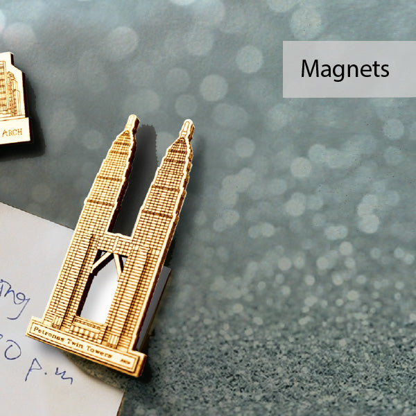 Wood Veneer Magnets