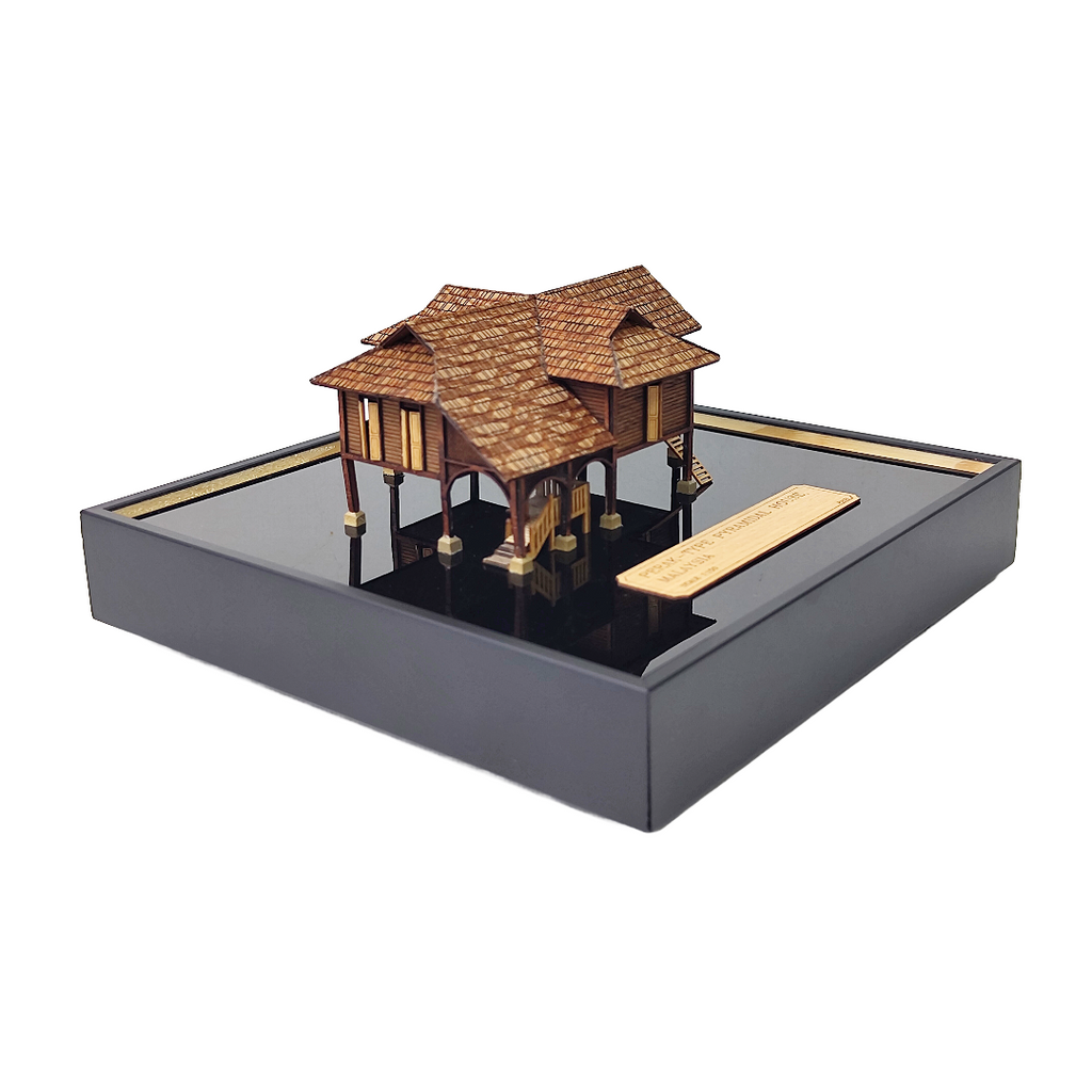 3-D Miniatures  - Traditional Malay House - Perak