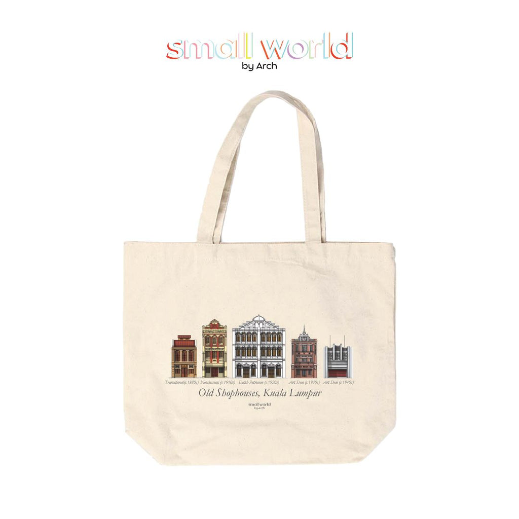 Kuala Lumpur Series -Old Shophouses Totebag (TBG-SHO111)