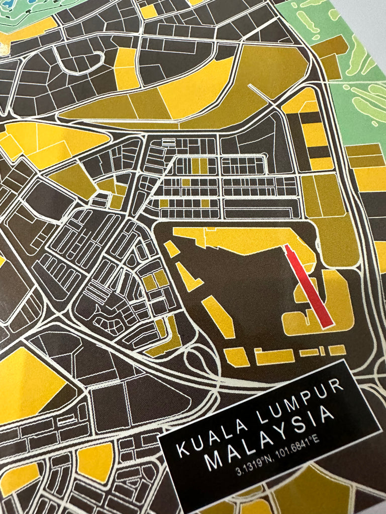 Kuala Lumpur Series - Notebook (NBK-MAP100)
