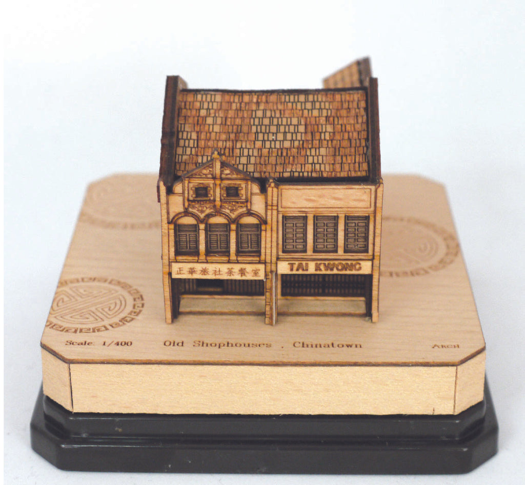 Old Shophouses, Chinatown 3D Miniature