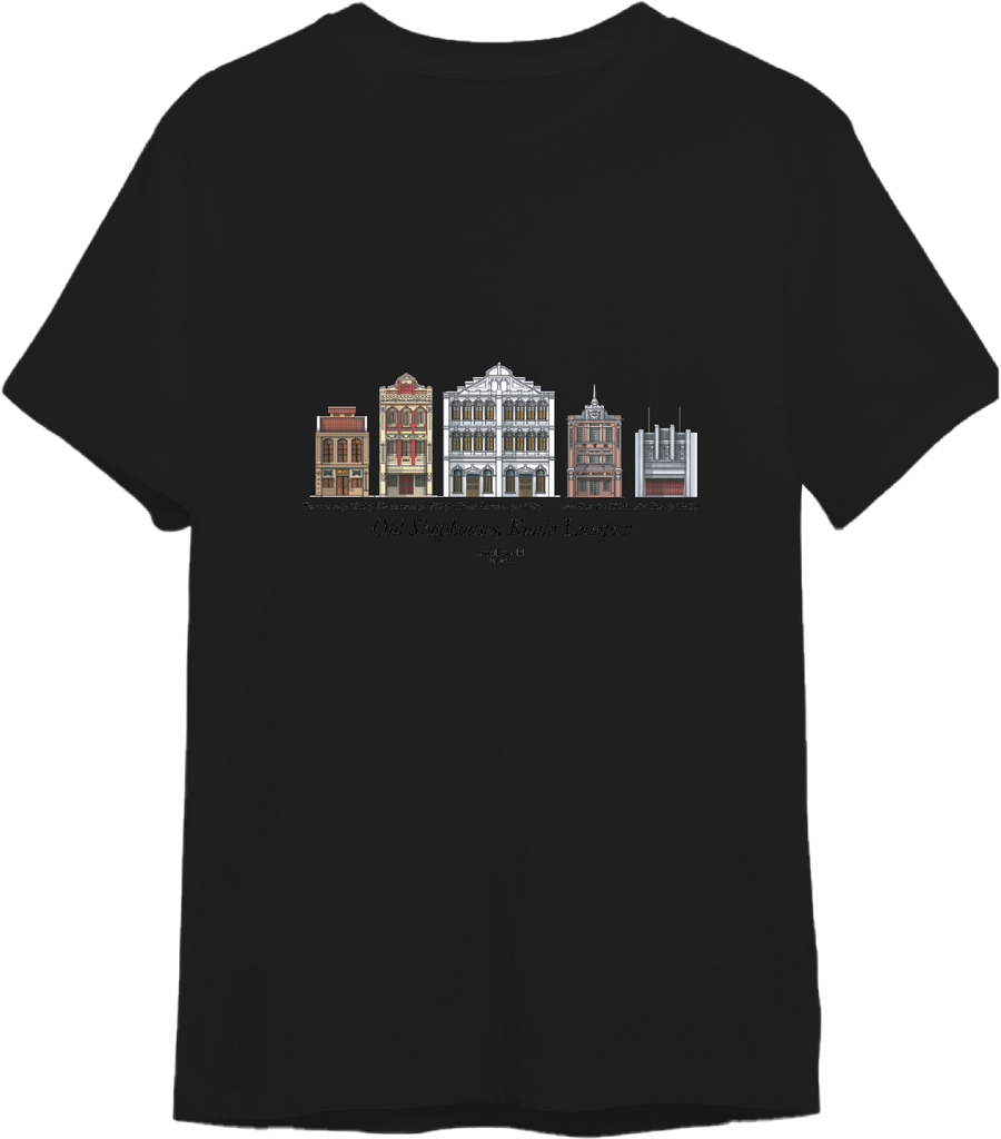 Kuala Lumpur Series - Old Shophouses T-Shirt (TSH-SHO111)