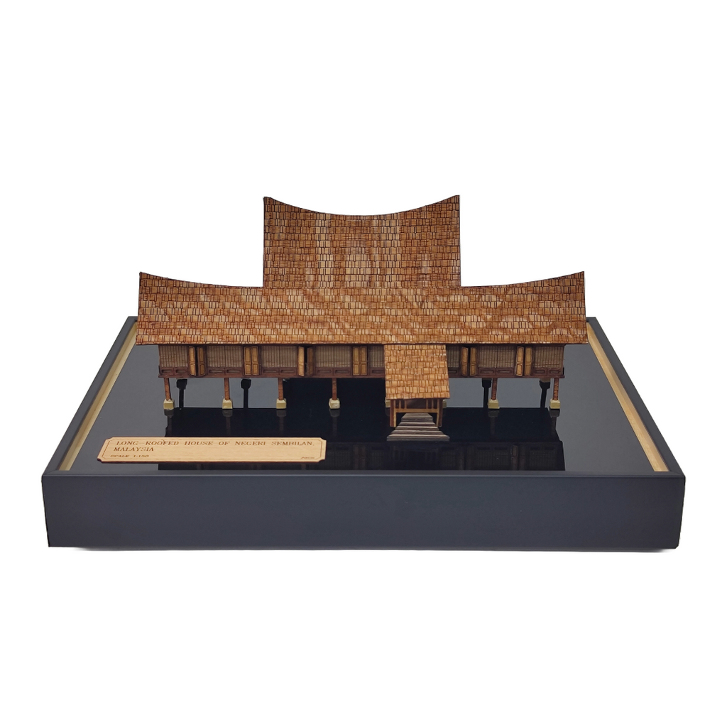 3-D Miniatures  - Traditional Malay House - Negeri Sembilan
