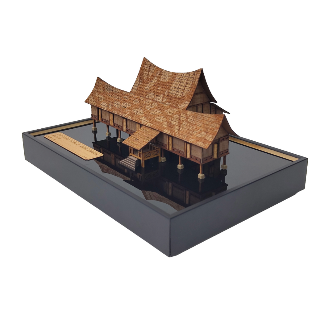 3-D Miniatures  - Traditional Malay House - Negeri Sembilan