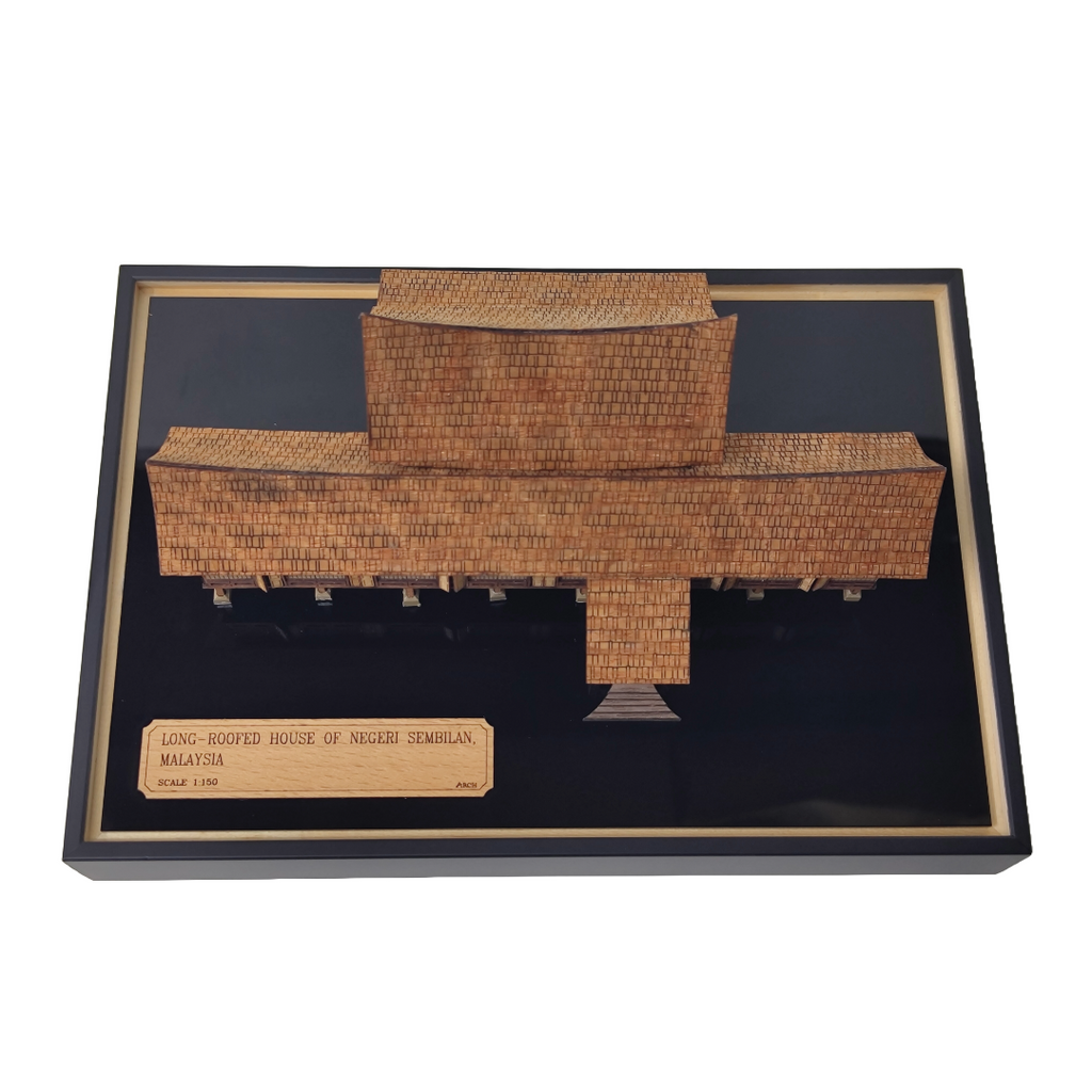 3-D Miniatures  - Traditional Malay House - Negeri Sembilan