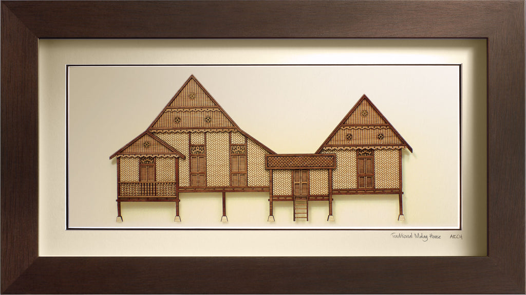 2-D Art Pieces - Traditional Malay House