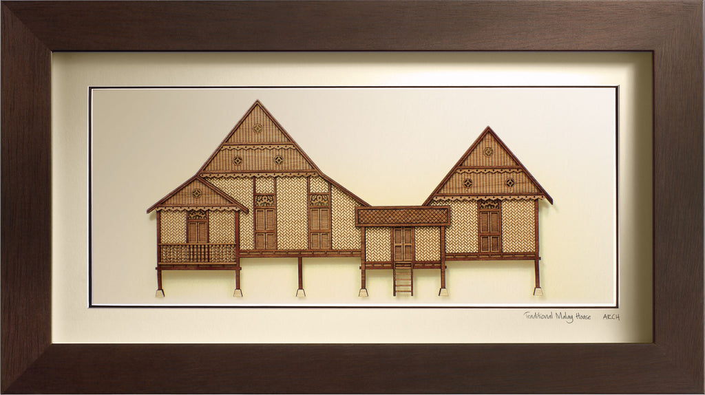 2-D Art Pieces - Traditional Malay House