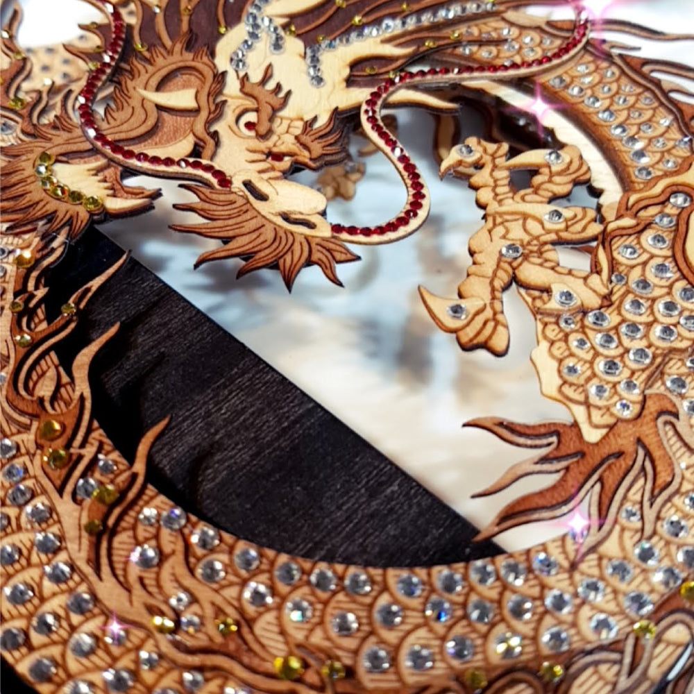 Prosperity Dragon with Swarovski Element (CA0008-77)