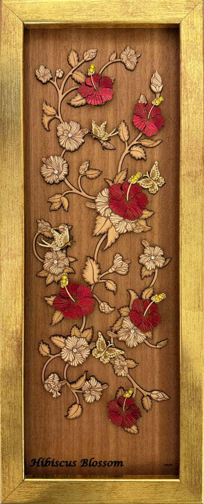 2-D Art Pieces  - Hibiscus Blossom