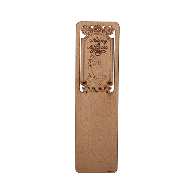 Wood Veneer Bookmarks  - Nothing is Impossible