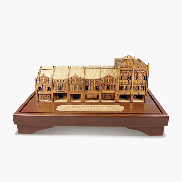 3-D Miniatures  - Old Shophouses No 9-19 Chinatown