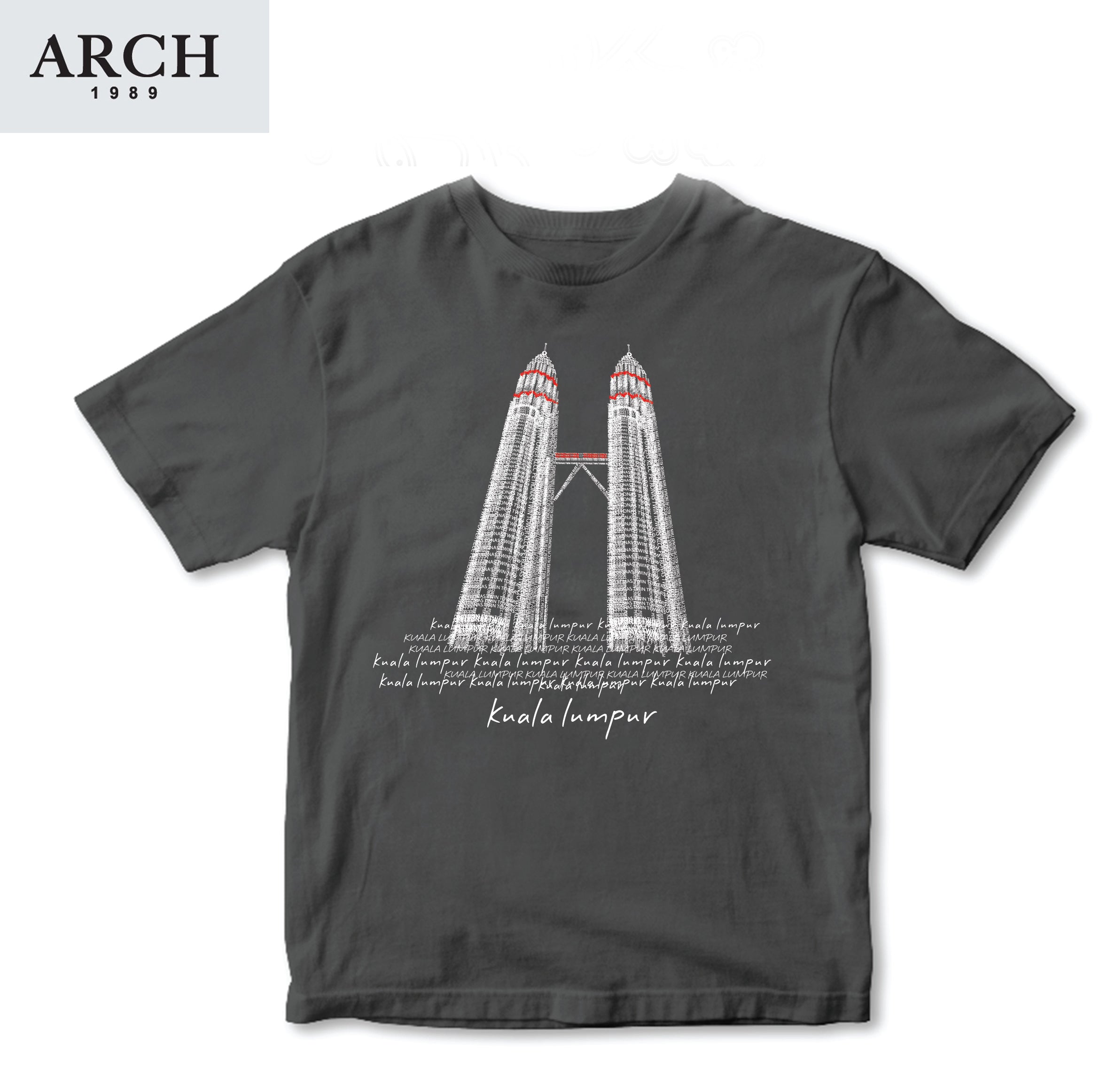 ARCH KLCC Typography T-Shirt – ARCH Collection - Main Image