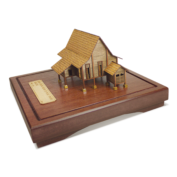 3-D Miniatures  - Traditional Malay House - Penang