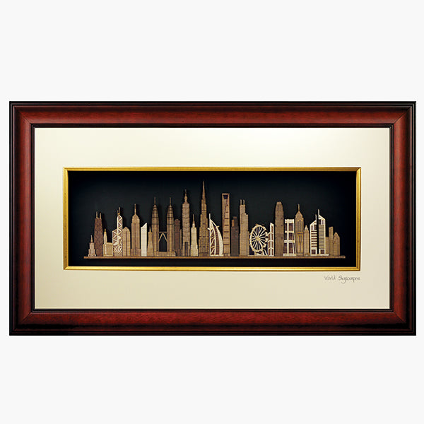 2-D Art Pieces  - World Skyscrapers